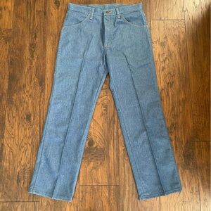 Wrangler Rugged Wear Men’s Jeans 34x30 100% Cotton Blue Denim